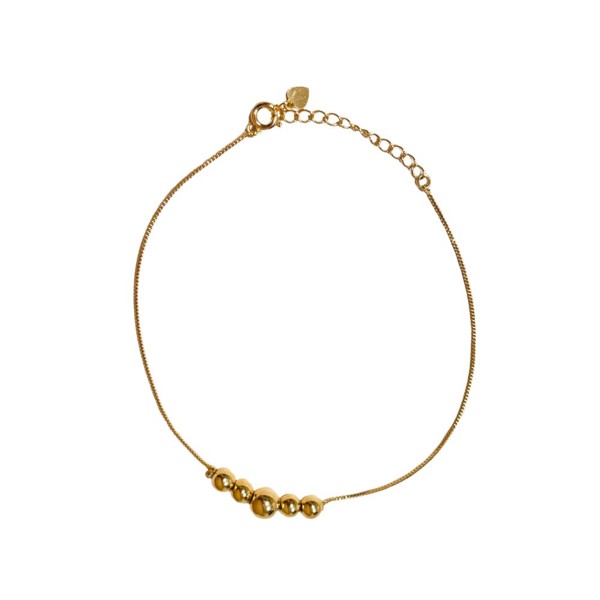 TORNOZELEIRA CINCO BOLAS LISA