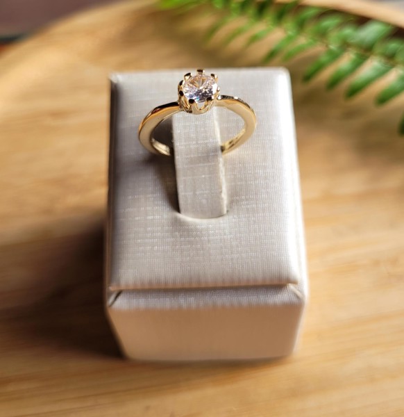 ANEL SOLITARIO REGULAVEL