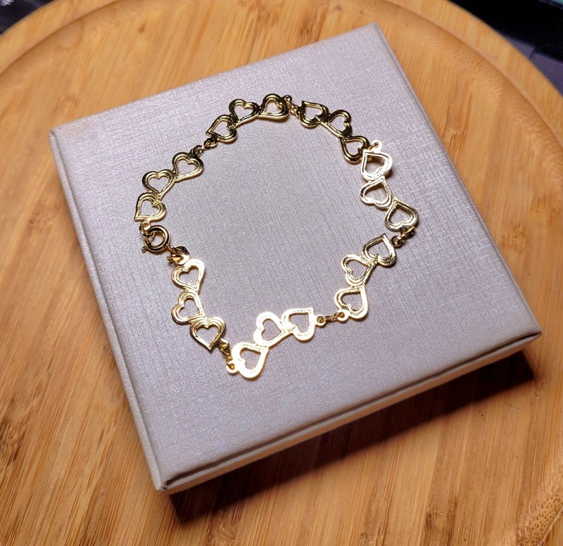 Pulseira Coração Vazado