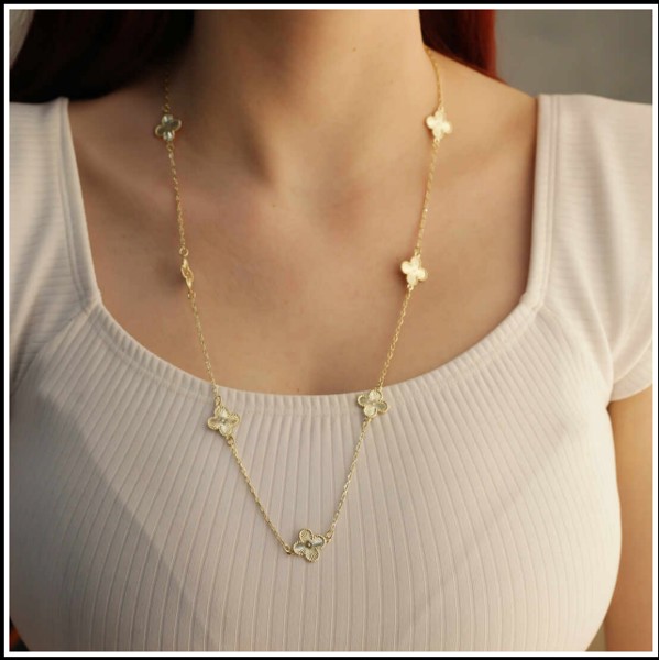  COLAR LONGO INSPIRAÇÃO FLOR