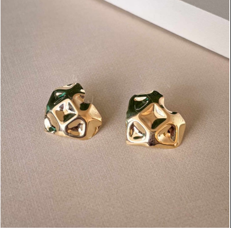 BRINCO CORAÇÃO CHAPA MARTELADA 