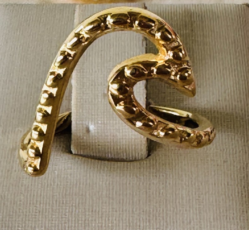 ANEL ONDA ALTO RELEVO 18K, 16