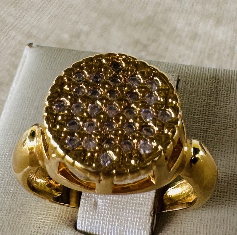 Anel Chuveirinho Cravejado