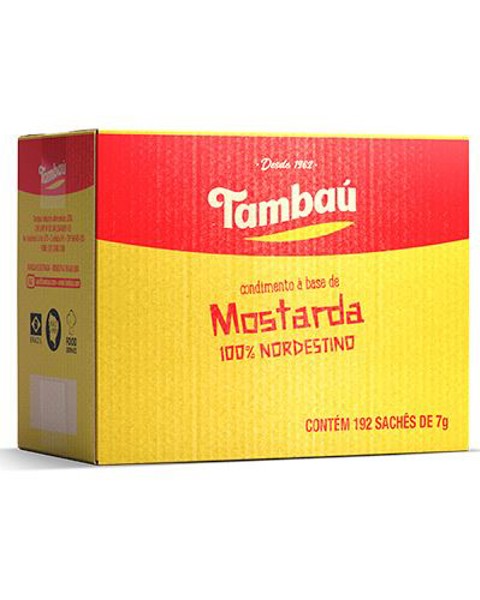 MOSTARDA TAMBAU SACHE CX 144 UNID/7G
