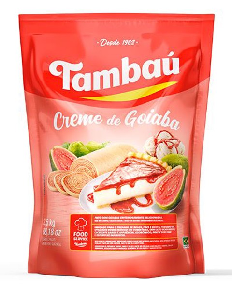 CREME GOIABA POUCH TAMBAU 2,5KG