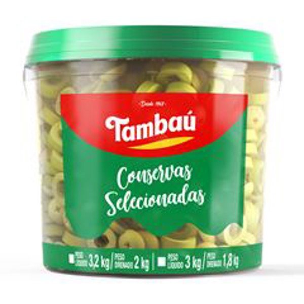 AZEITONA VERDE C/ CAROCO MEDIA BALDE 2/2KG