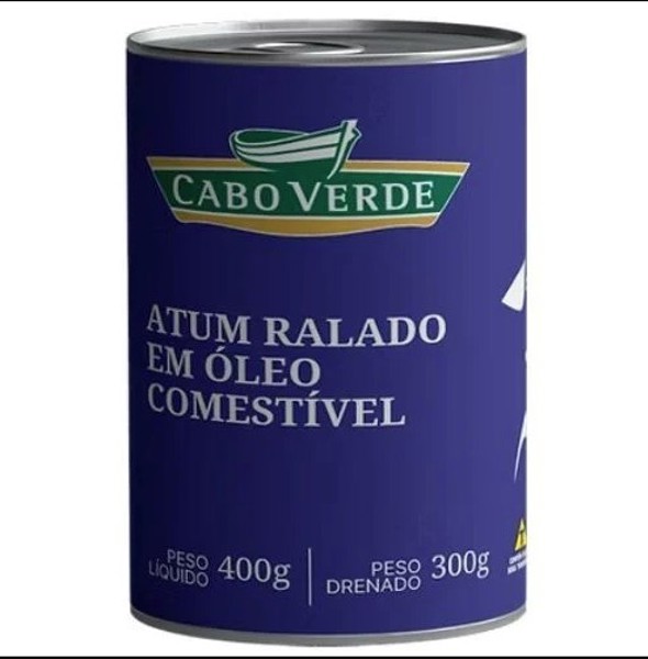 ATUM RALADO OLEO CABO VERDE LT 400G