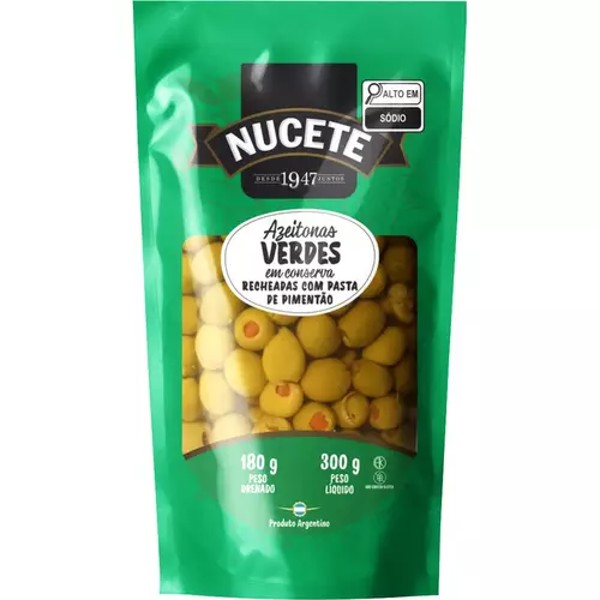 AZEITONA VERDE COM CAROCO 1,01 KG NUCETE