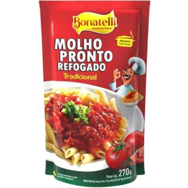 MOLHO PRONTO BONATELLI REFOGADO TRAD 2KG .