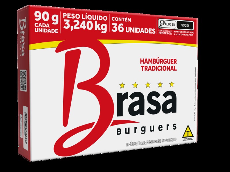 HAMBURGUER BRASA TRAD 36X56 GR CX 2,016
