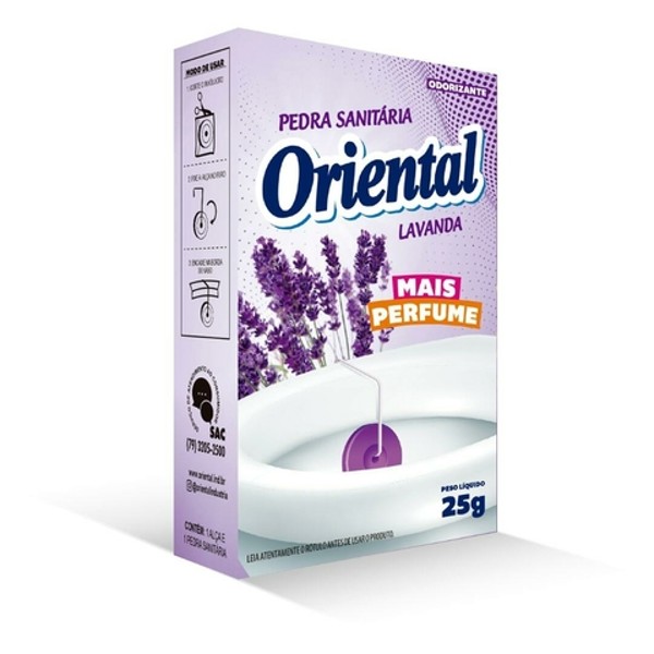 PASTILHA SANIT  LAVANDA 25G