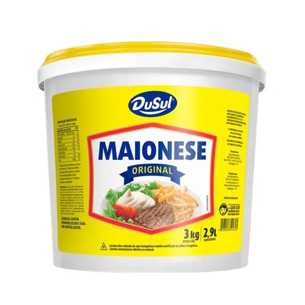 MAIONESE DUSUL BALDE 3KG