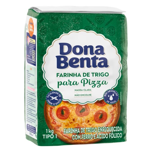 FARINHA DE TRIGO DONA BENTA PIZZA PCT 1KG