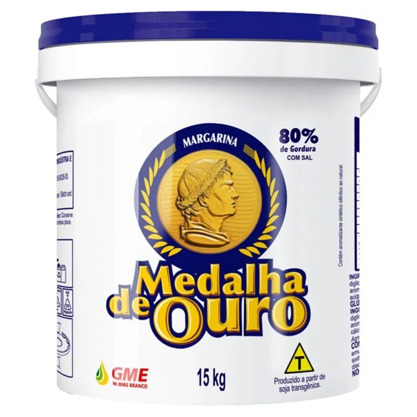 MARGARINA MEDALHA DE OURO 15KG