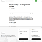 Projeto: Edição de Imagem com python
