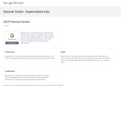 Selo Google Partner Premier 2025