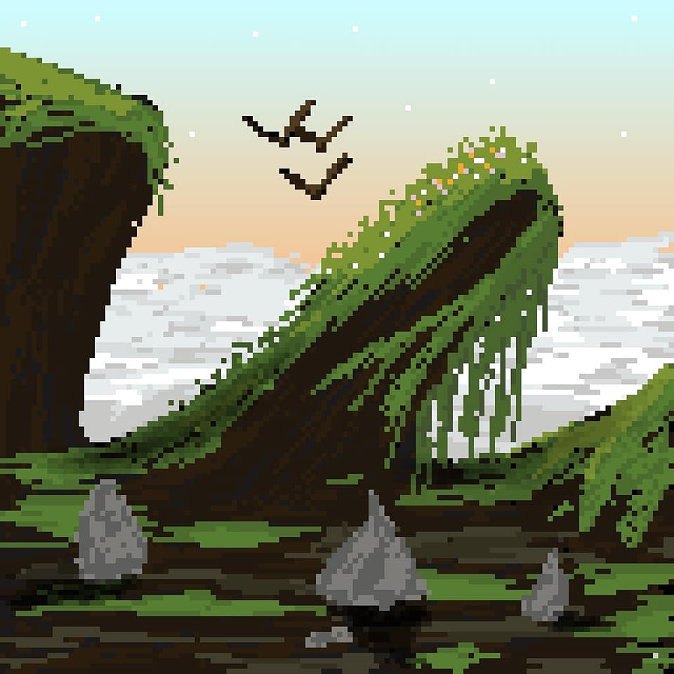 Paisagem em Pixel