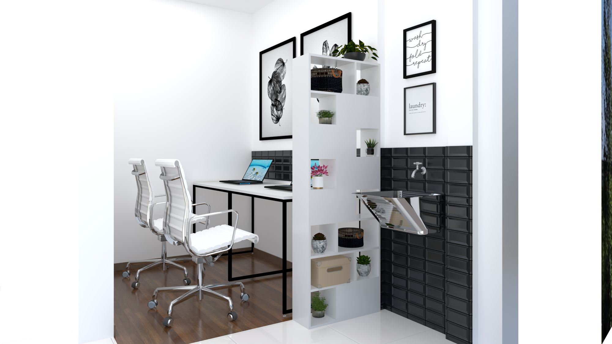 Home Office + Lavanderia
