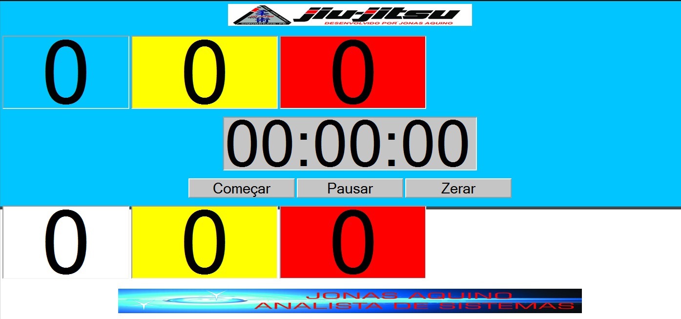 Sistema de Placar Digital ara Competições de Jiu Jitsu