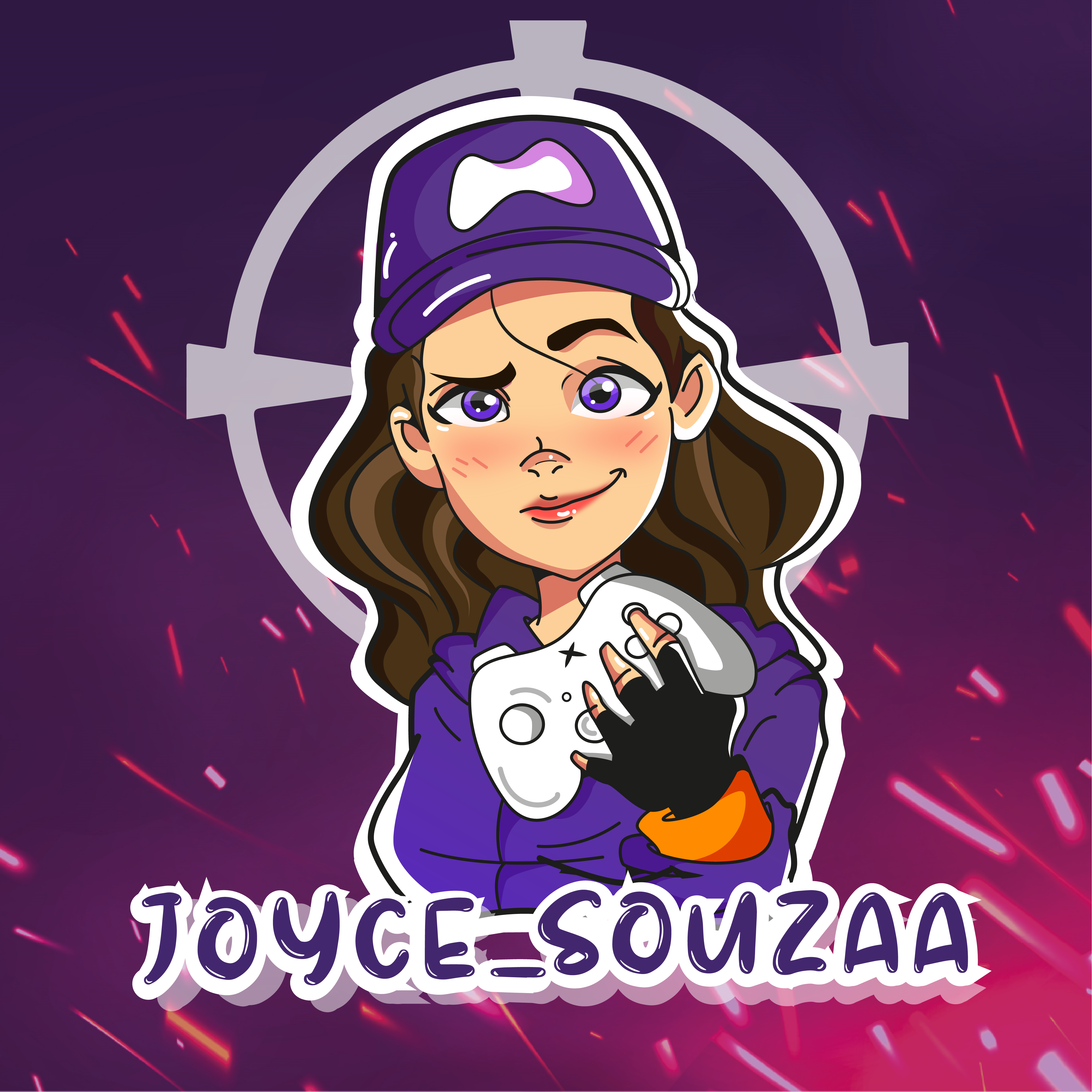 Criação de Logo e Identidade Visual Ilustrativa Twitch