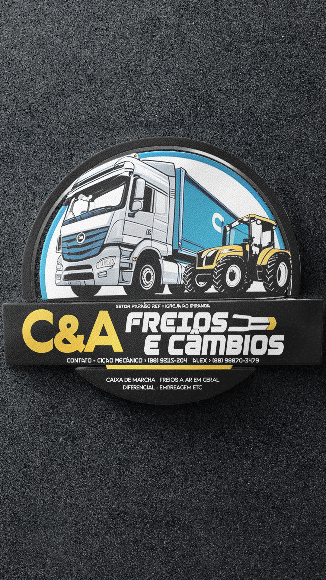 Logo + Mockup para oficina
