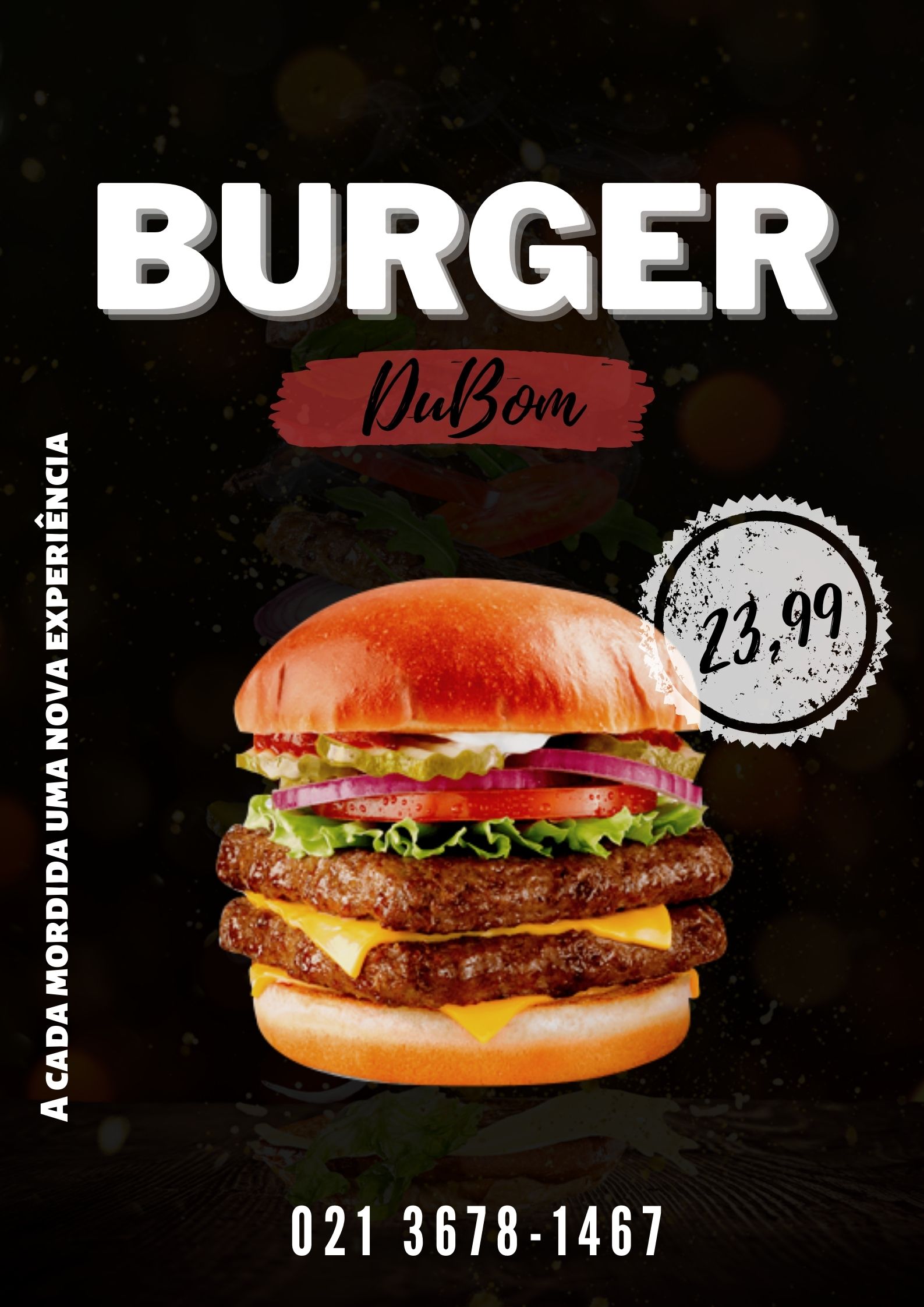 Cartaz DuBom Burguer