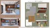 Projeto de Interiores - Render da Cozinha A.