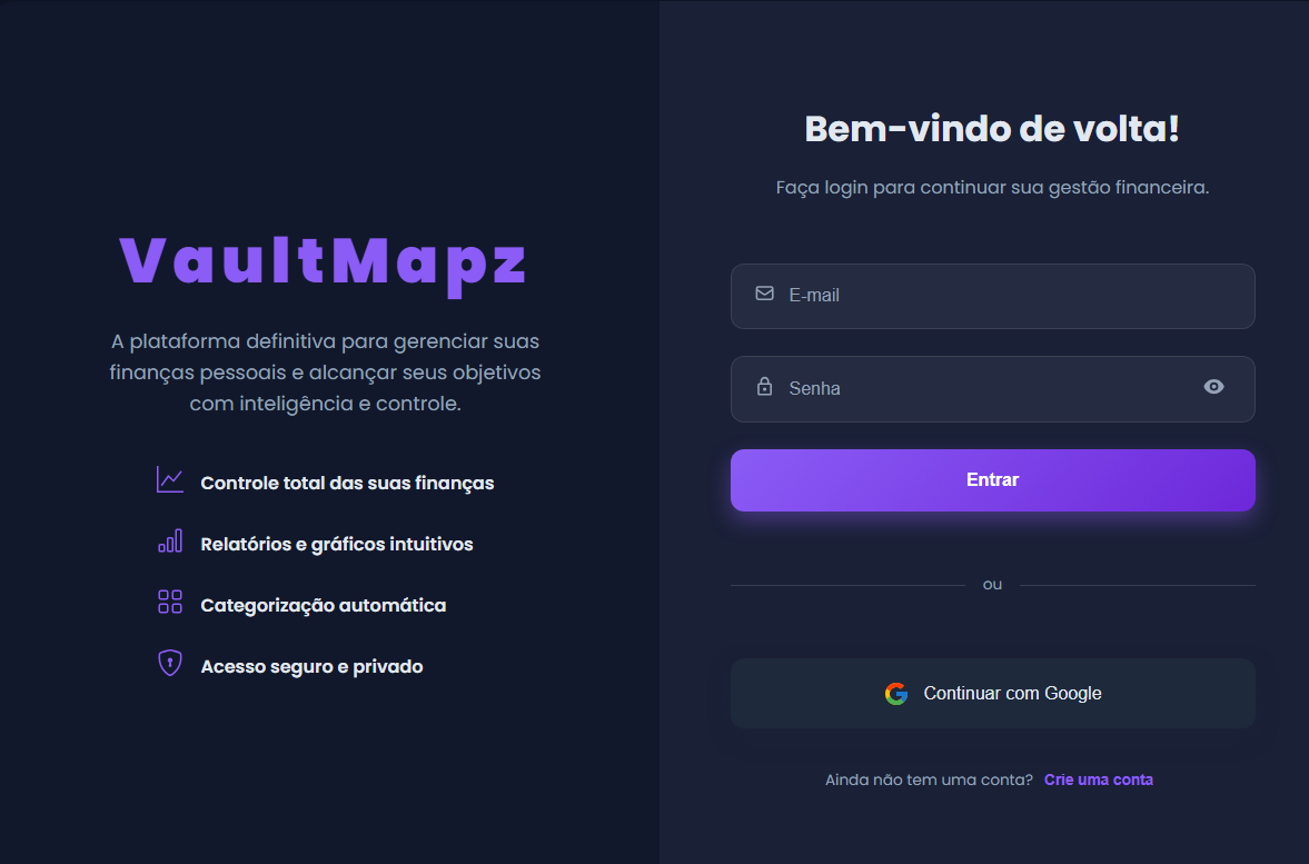 Site de finanças pessoais