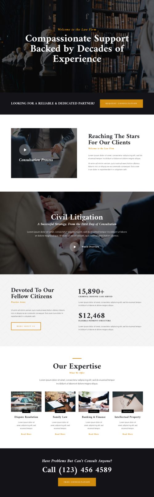 Site para Advogados