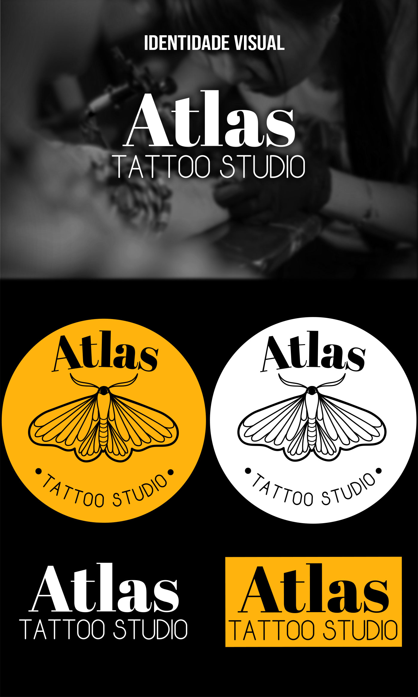 Identidade Visual | Atlas Tattoo Studio