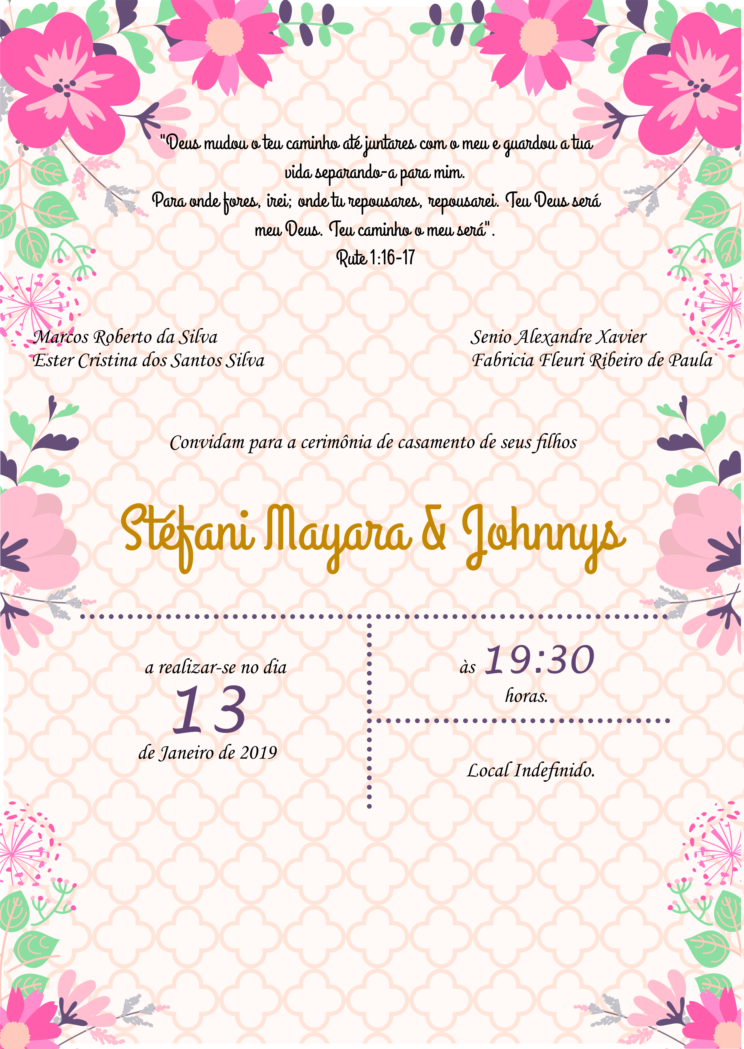 Convite Casamento