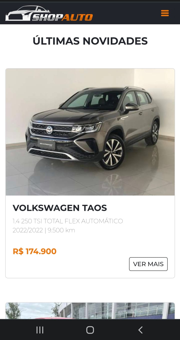 Projeto ShopAuto - Mobile
