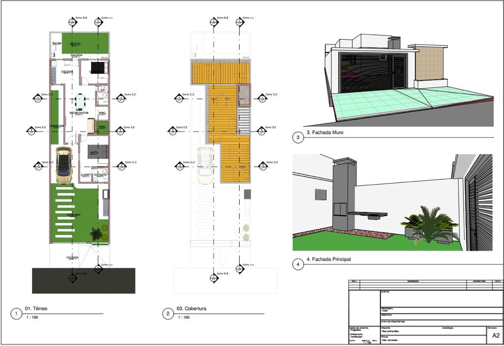 Projeto Básico residência unifamiliar.