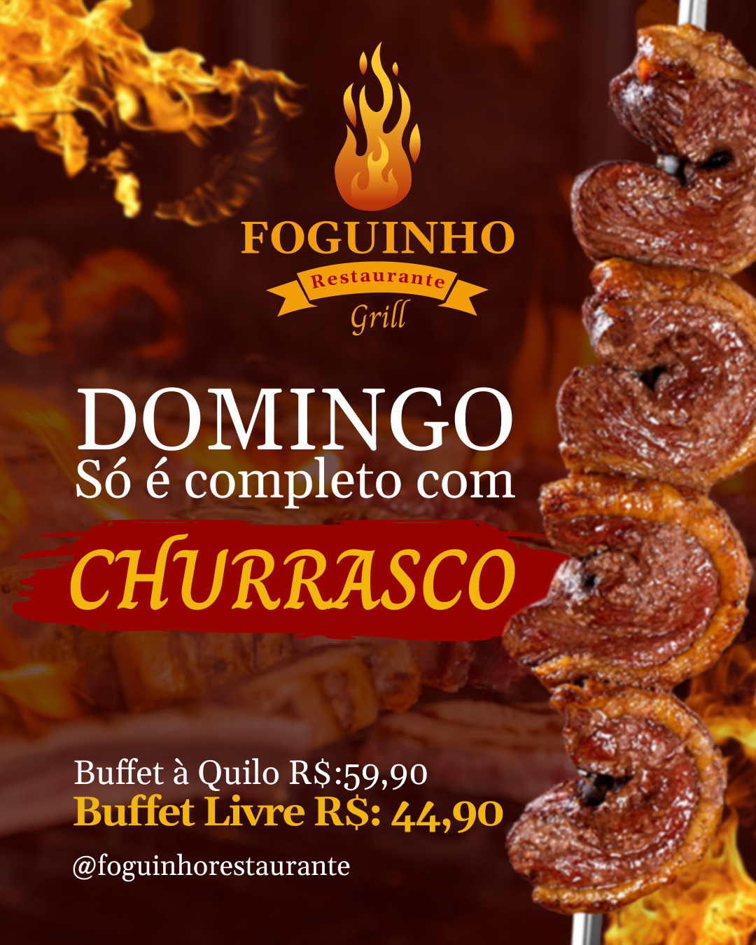 Post para Instagram Restaurante