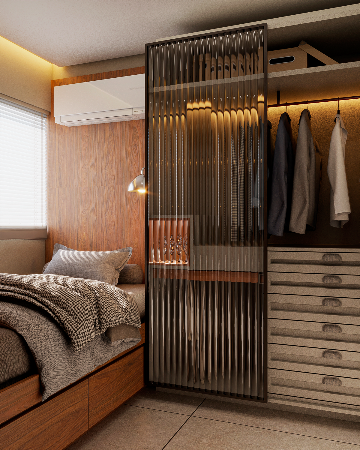 Imagem de ambiente interno- Quarto de hóspedes
