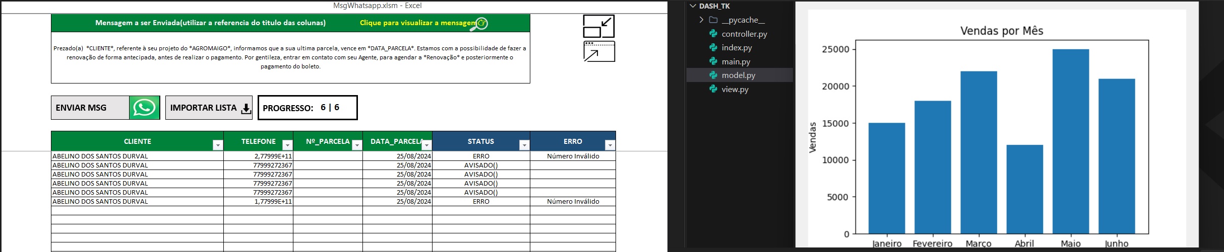 Criação de Ferramentas(VBA, Autoit, Python)