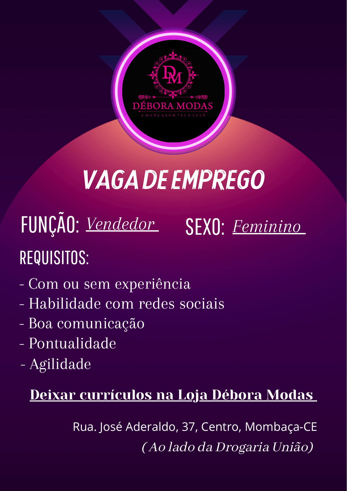 DIVULGAÇÃO EMPREGO