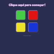 Jogo no navegador - Simon
