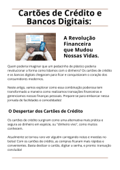 Artigo para Banco Digital
