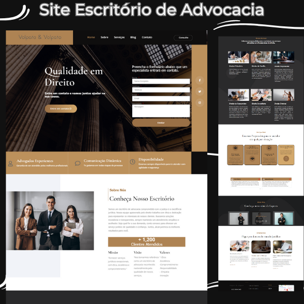 Site Escritório de Advocacia