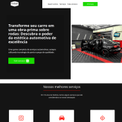 Landing Page para Empresa de Automóveis