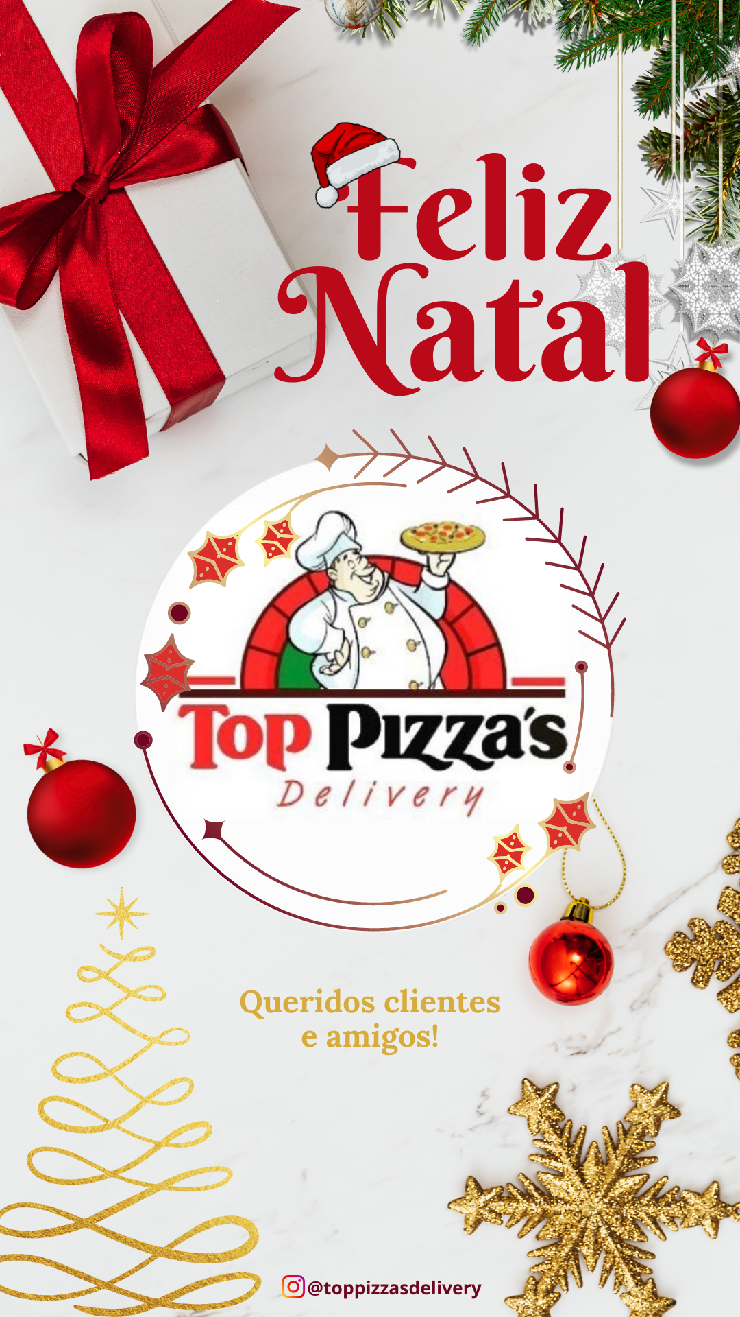 Pizzaria top pizza feliz natal