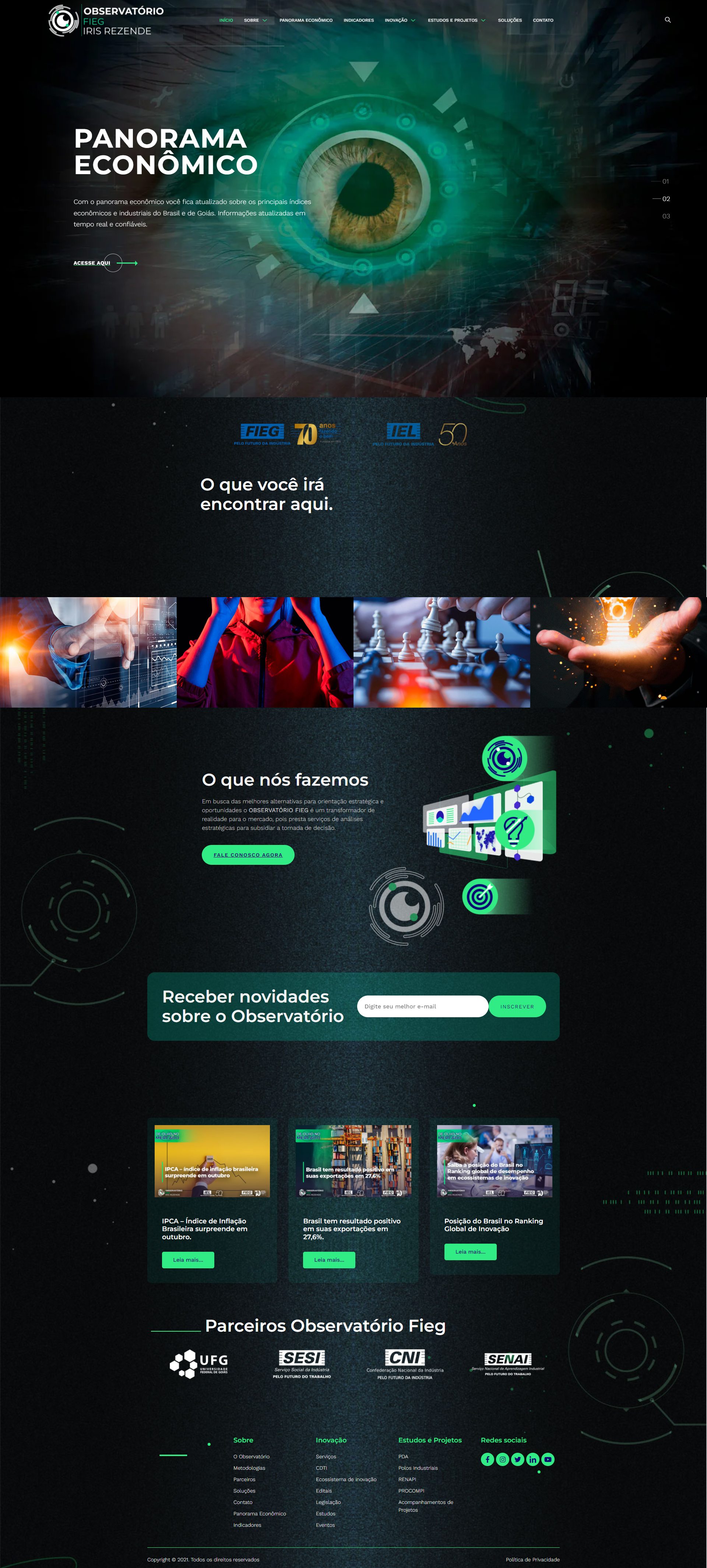 Site + Sistema Interno