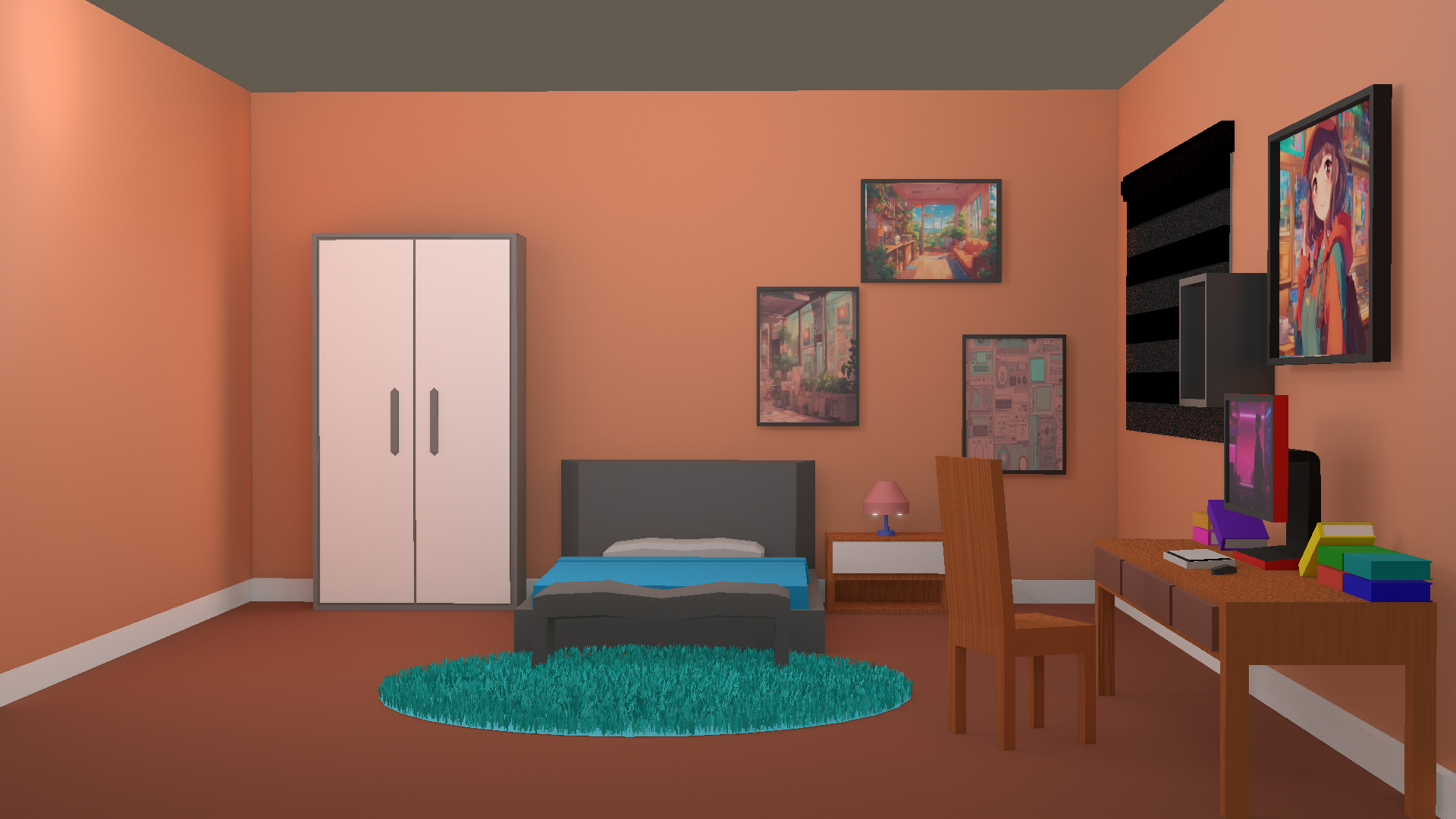 Quarto low poly