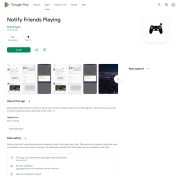 Notify Friends Playing