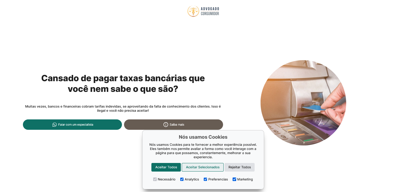 Landing Page para um Advogado