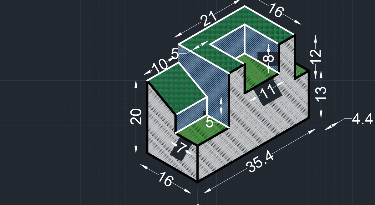 Escada autocad