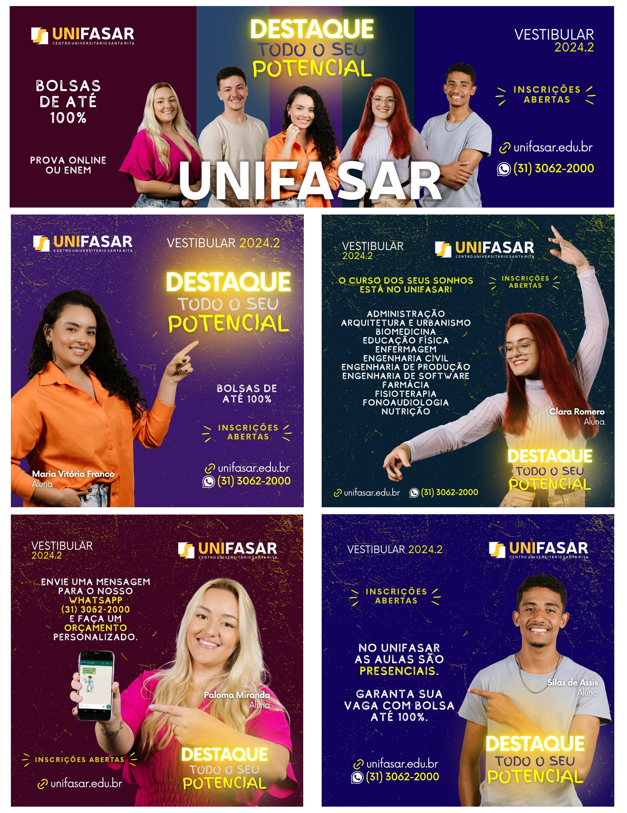 Exemplo de campanha de Vestibular