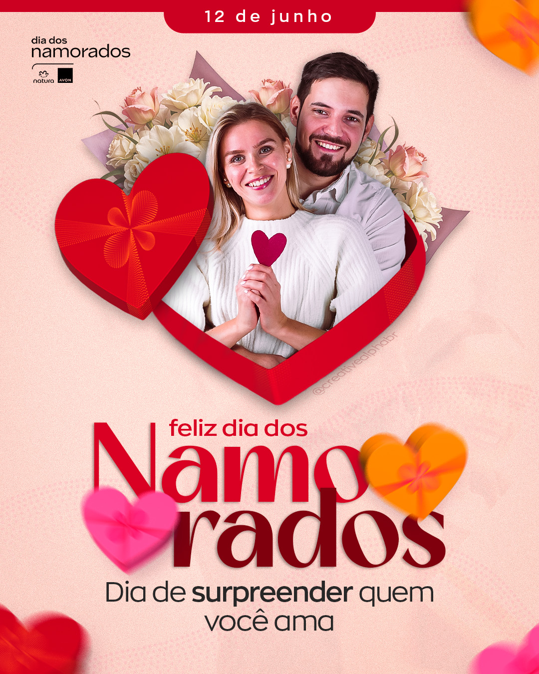 Design Comemoração Dia dos Namorados