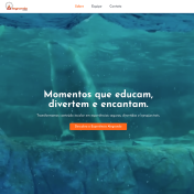 Página Institucional - Alegrando Eventos (React, TypeScript)